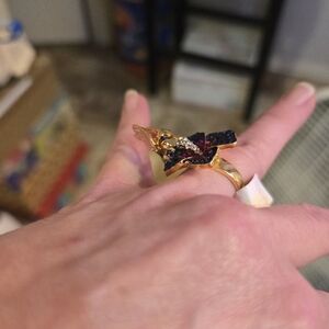 Jewelry | Rhinestone Hummingbird Ring | Poshmark